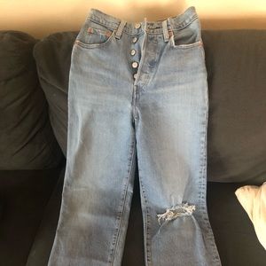 Levi’s ribcage straight